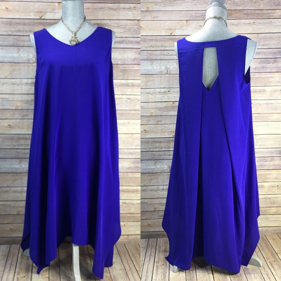 Eileen Fisher Dresses & Skirts - ❇️ EILEEN FISHER Blue Flowy Dress